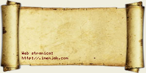 Jana Milanović vizit kartica